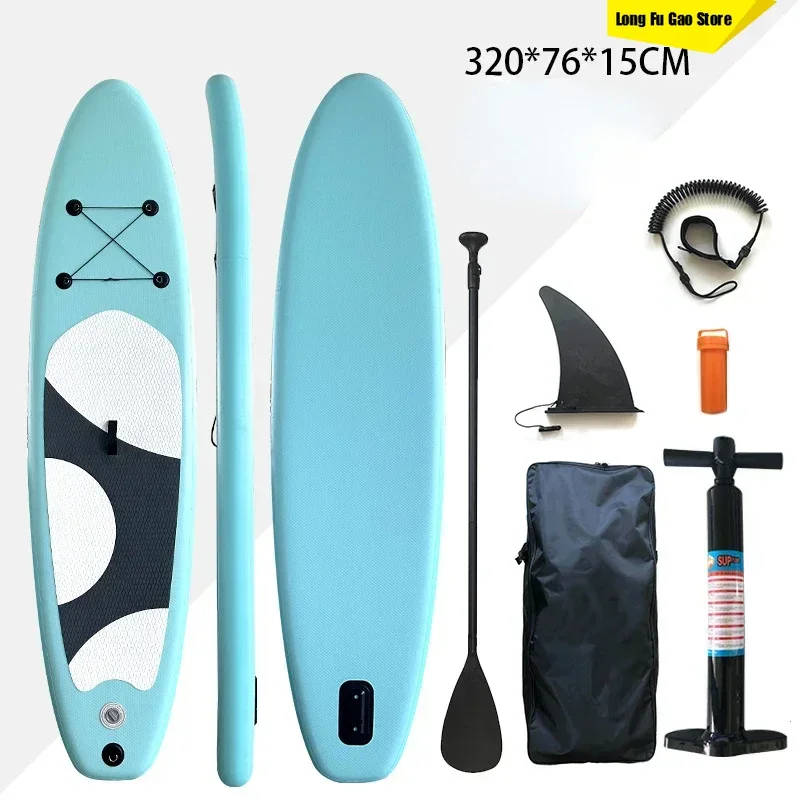 2026 Inflatable Stand Up Sup Paddle Board Upright Surfing Board Swimming Skateboard Family Fun Playing With Wate