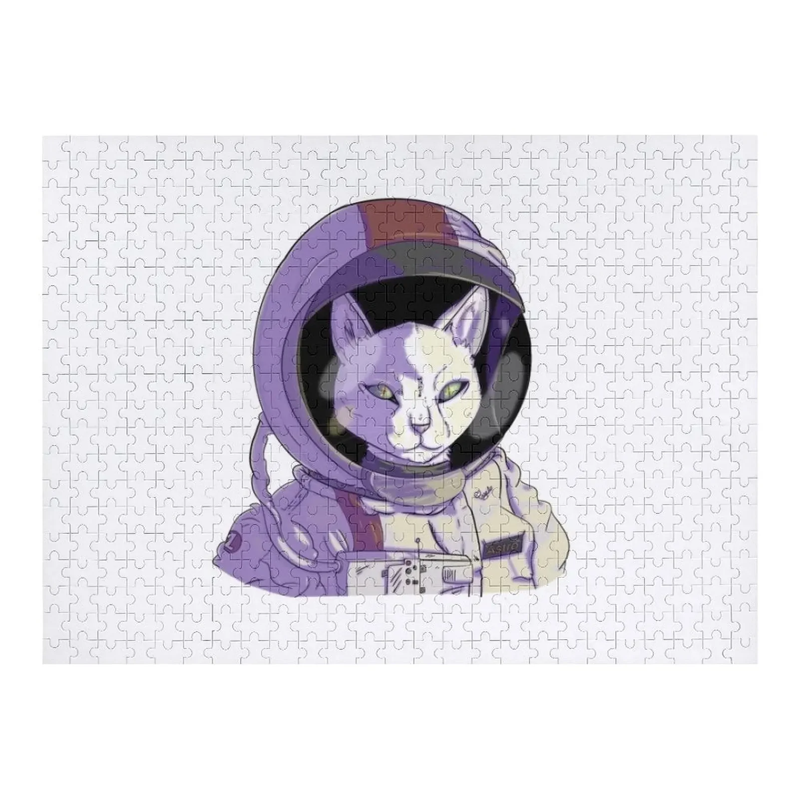 

Space Cat Jigsaw Puzzle Wood Adults Adult Wooden Custom With Photo Personalized Gift Ideas Puzzle