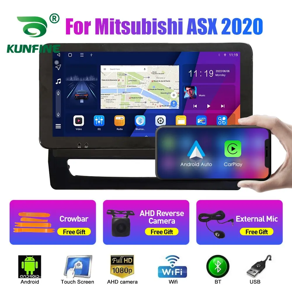 

10.33 Inch Car Radio For Mitsubishi ASX 2020 2Din Android Octa Core Car Stereo DVD GPS Navigation Player QLED Screen Carplay