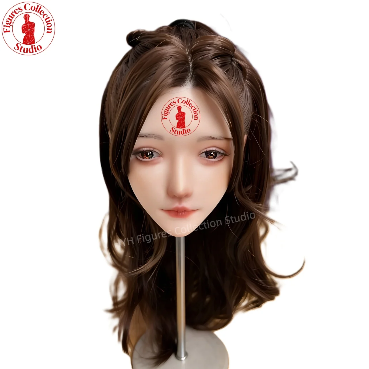 

Artisan Makeup Head HYH-SHB-TS-0001 Life-Size, M16 Interface, Ultra-Realistic for Hairstyle, Jewelry, Photography