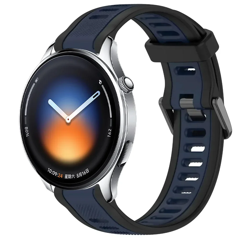 18/20/22mm Silicone Strap for Xiaomi Watch 5/S5-4-3-2-1 Comfortable Band for OPPP Watch S/X2/X2 Mini/3 43mm/Xiaomi watch 4 41mm
