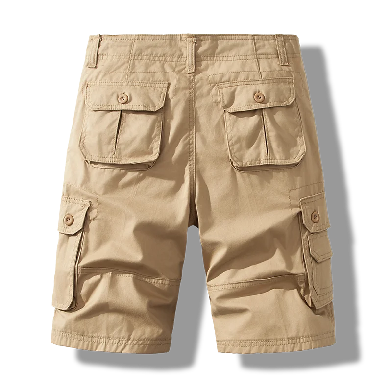 Men's Short Pants Cotton Cargo Shorts Tactical Breeches Casual Sports Man Hiking Fishing Streetwear