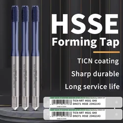 ZUANTONG HSSE-M42 DIN 371 376 Standard With TiCN Roll Forming Tap M2 M2.5 M2.6 M3 M4 M5 M6 M8 M10 M12 6HX Machine Thread Taps