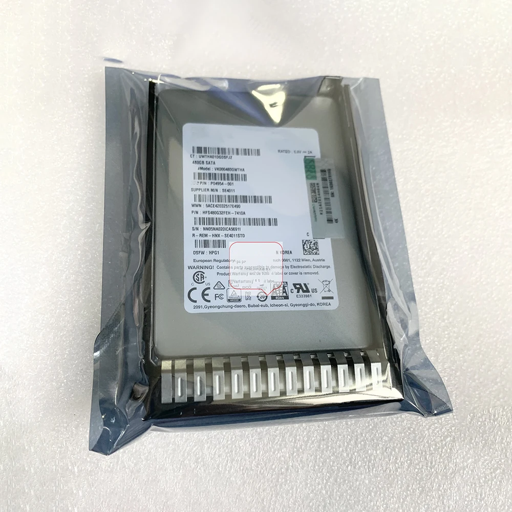 For HP hard drive P18482 P04954-001 P18422-B21 P05320 P04560-B21 480G