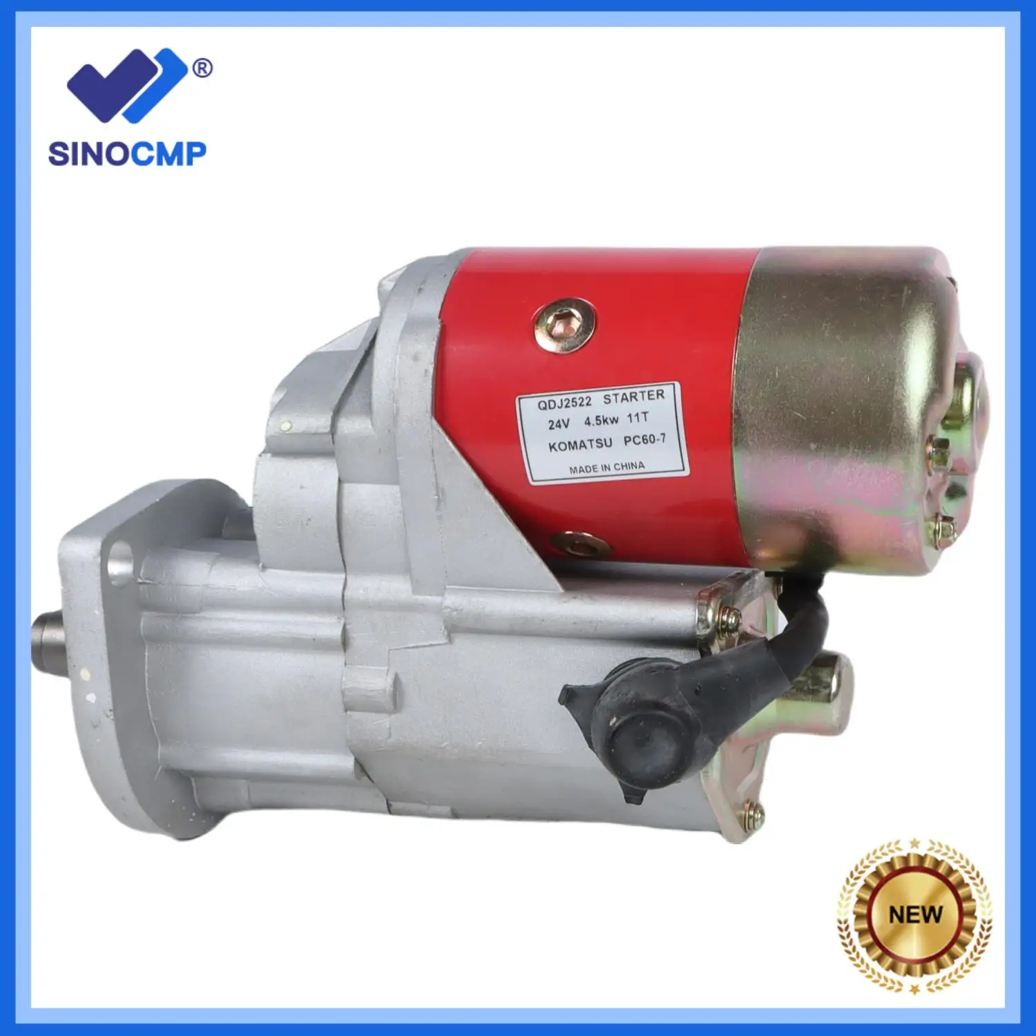 

1pc New Starter 600-863-3210 6008633210 For Komatsu Excavator PC138US-2 PC88MR 24V/11 Teeth /4.5KW Parts