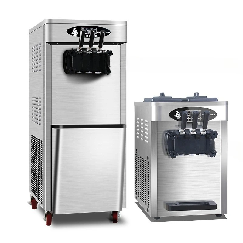 

Commercial ice cream machine upgrade puffing automatic cleaning ice cream