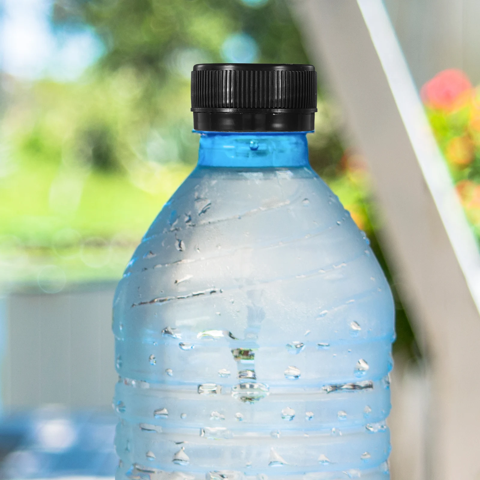 

100 Pcs Plastic Bottle Cap Drink Screw Tops White Kids Crafts DIY Cover Reusable Safe Environmental Protection Class Home
