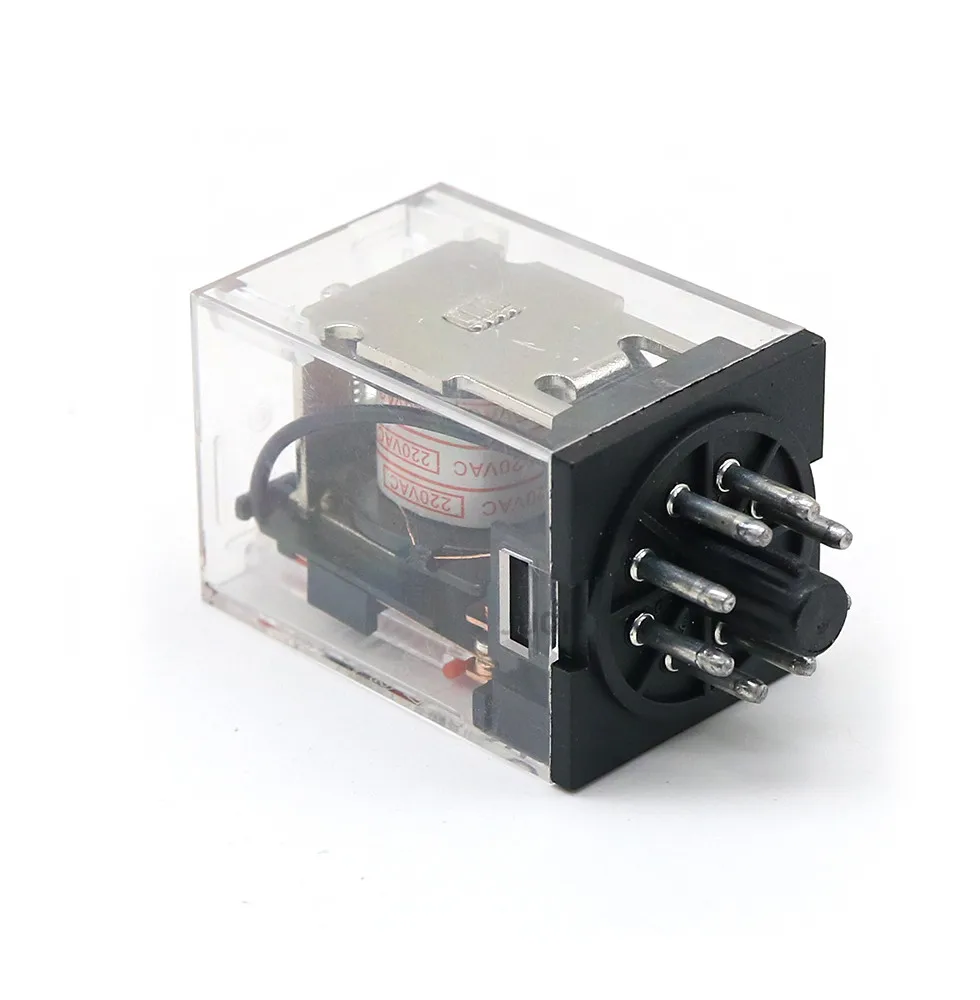 1pcs Intermediate relay MK2P-I MK2P small electromagnetic relay 8PINDC12V DC24V AC110V AC220V AC24V