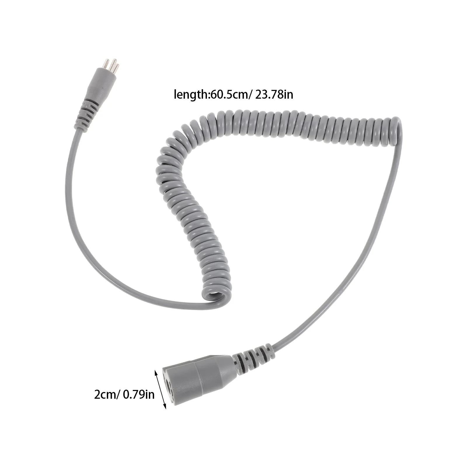 2Pcs Nail Drill Cord Replacement High Speed Motor Cable Power Supply for Electric Manicure Machine Stable Performance Compatible