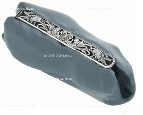 Carving GRS fixed jewelry with imported gray wax hot melt fixing adhesive gray fire paint