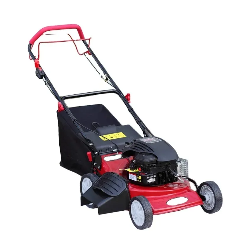 

18" Self-Propelled oline Powered Steel Deck Lawn Mower for Farm and Garden Petrol Tractor Machine for Agricultural Cutting