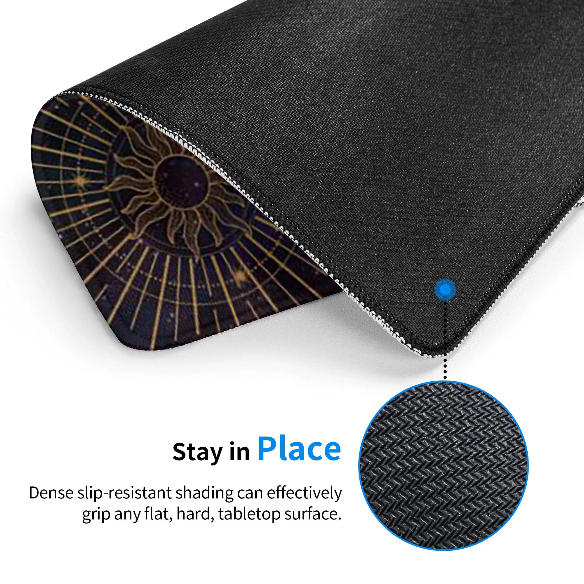 Star Planet Celestial Pattern Mouse Pad Computer Keyboard Mouse Mat Gamer PC Laptop Desk Mat Office Table Mats