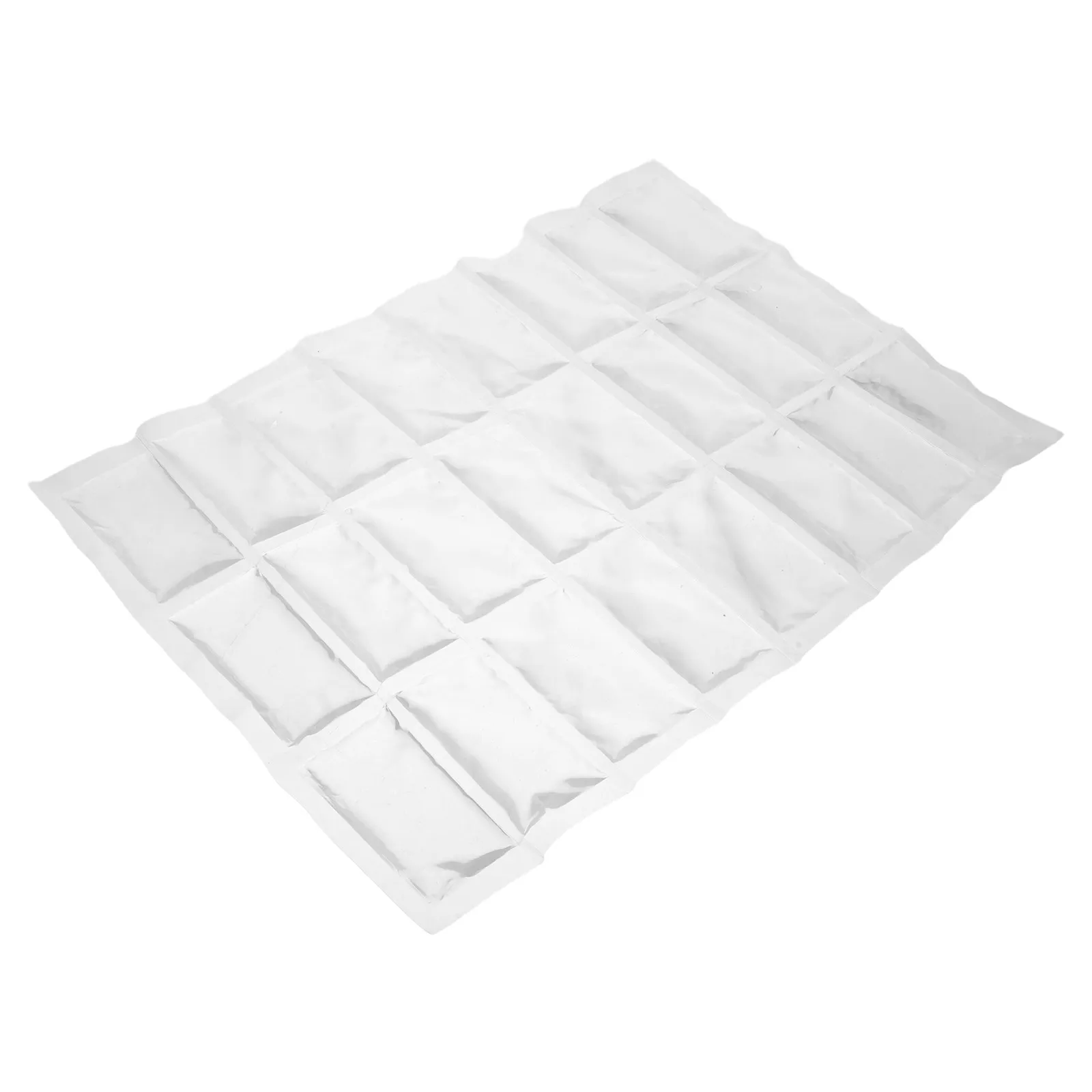 Reusable Ice Pack Flexible Grid Gel Freezer Sheet Leakproof for Coolers Lunch Bags Food Storage Outdoor Use 14.76x10.43 Inch