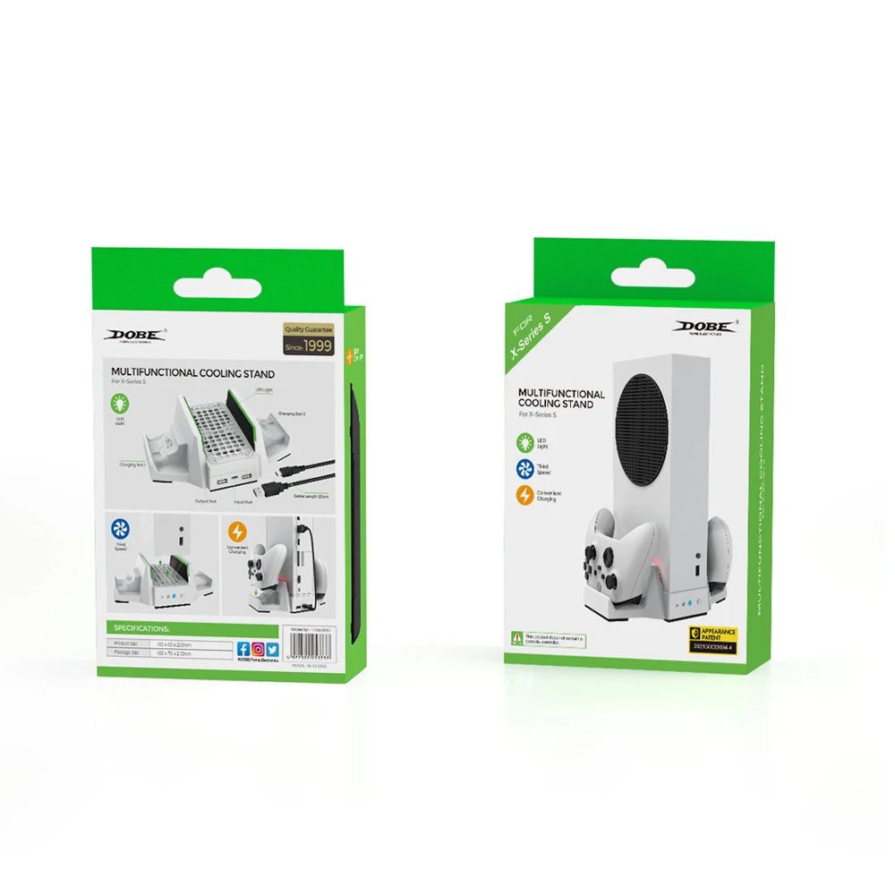 

Многофункциональная вертикальная подставка для xbxes Series S, охлаждающий вентилятор, зарядное устройство X S, кронштейн для консоли, подставка TYX-0663