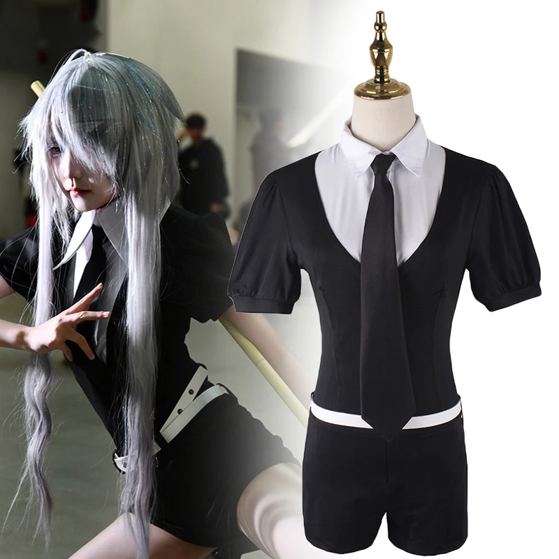 Anime Land of the Lustrous Phosphophyllite Cosplay Costume Jumpsuits Shirt Suit Women Uniform Bodysuit Carnival Party Clothes