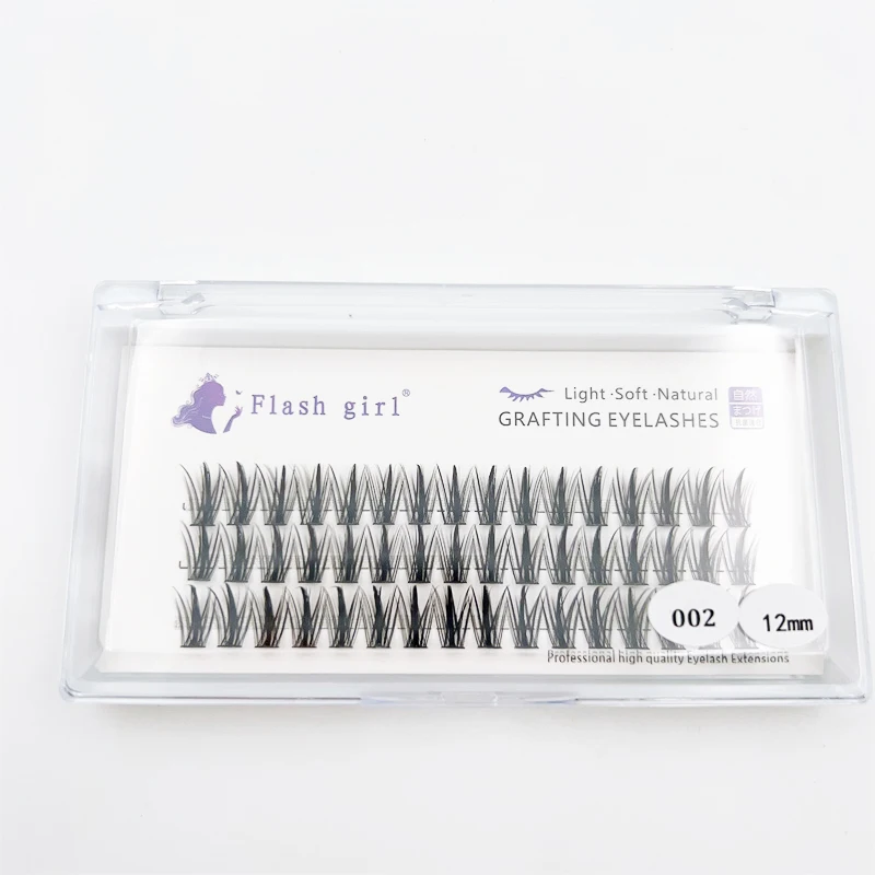 3 Rows/Boxes Premade cluster multi-layer good quality PBT material eylashes extention with personlized