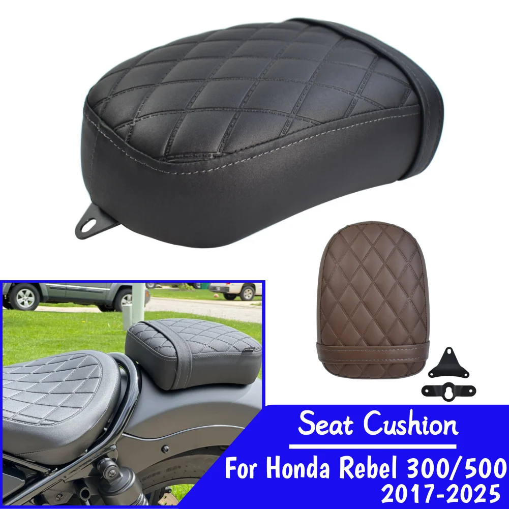 

CMX500 Rear Seat Cushion For Honda Rebel CM CMX 300 500 2017-2026 2024 2025 CMX300 Passenger Pillion Pad Motorcycle Accessoies