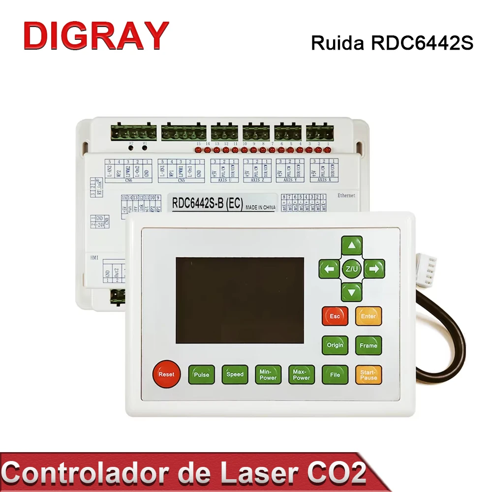 DIGRAY Ruida RDC6442S RDC6442G Kartu Kontrol Laser Co2 DSP Mesin Pengukir dan Pemotong Laser Sistem Kontrol Motherboard