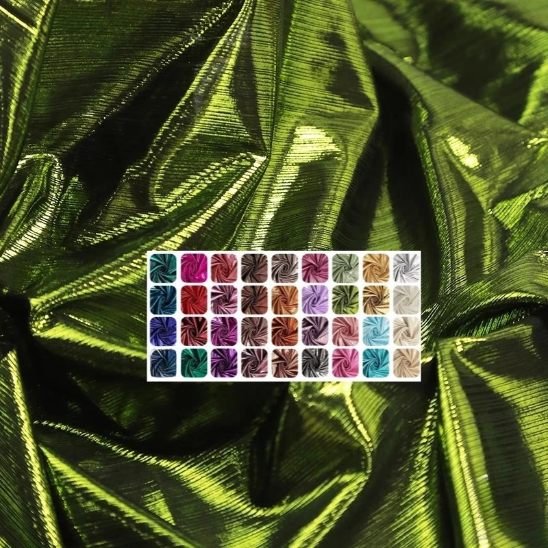 

Ткань в бронзовую полоску в европейском и американском стиле для комбинезона, короткая юбка, женская одежда, дизайнерская одежда, ткань для шитья своими руками