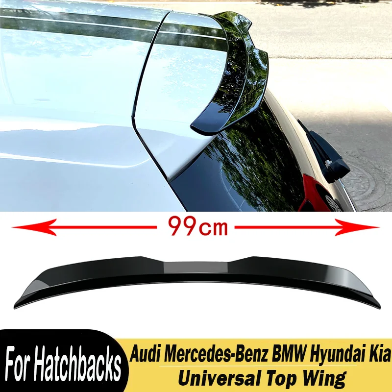 For Volkswagen Audi Mercedes-Benz BMW Hyundai Kia Hatchbacks SUV Rear Trunk Spoiler Universal Top Wings Body Kits 