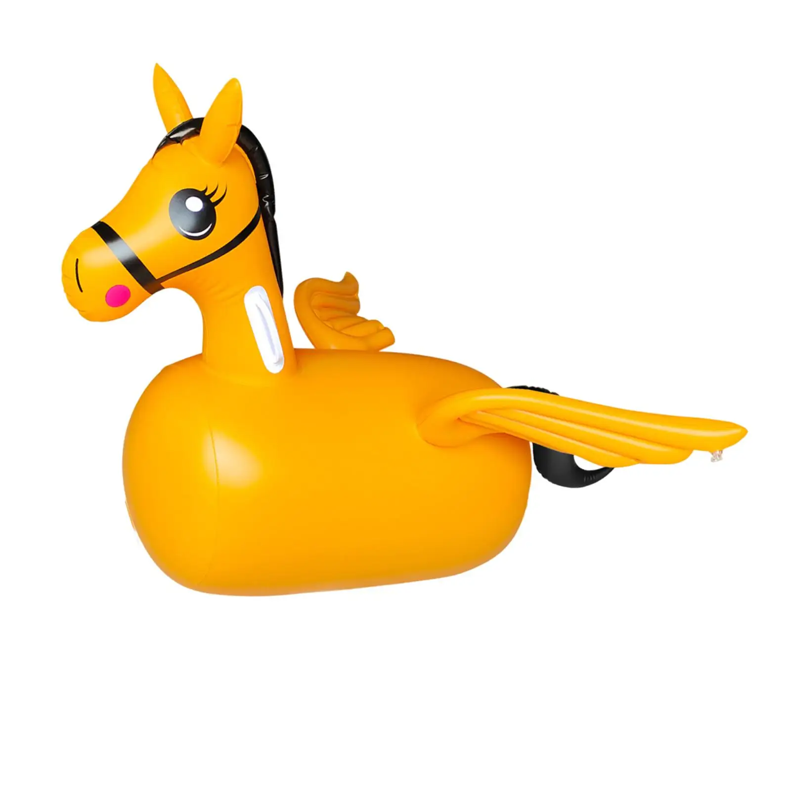 Jouet gonflable de cheval gonflable pour enfant, jouet de saut d'équitation pour les vacances en plein air sur pelouse