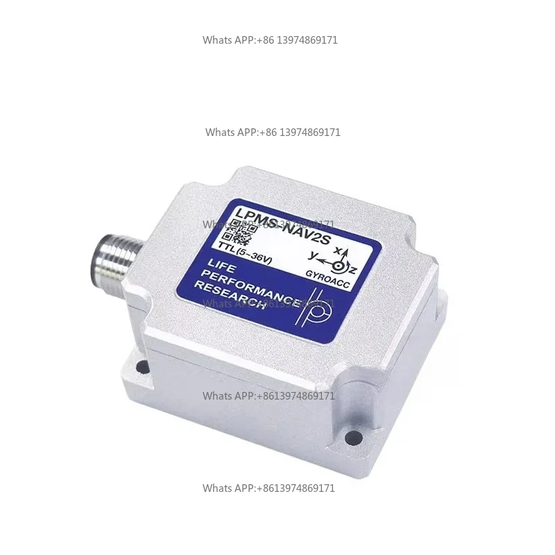 LPMS-NAV2S TTL Metal Waterproof High-Precision Heading Angle Sensor Gyroscope IMU Attitude Measurement Industrial Accessory