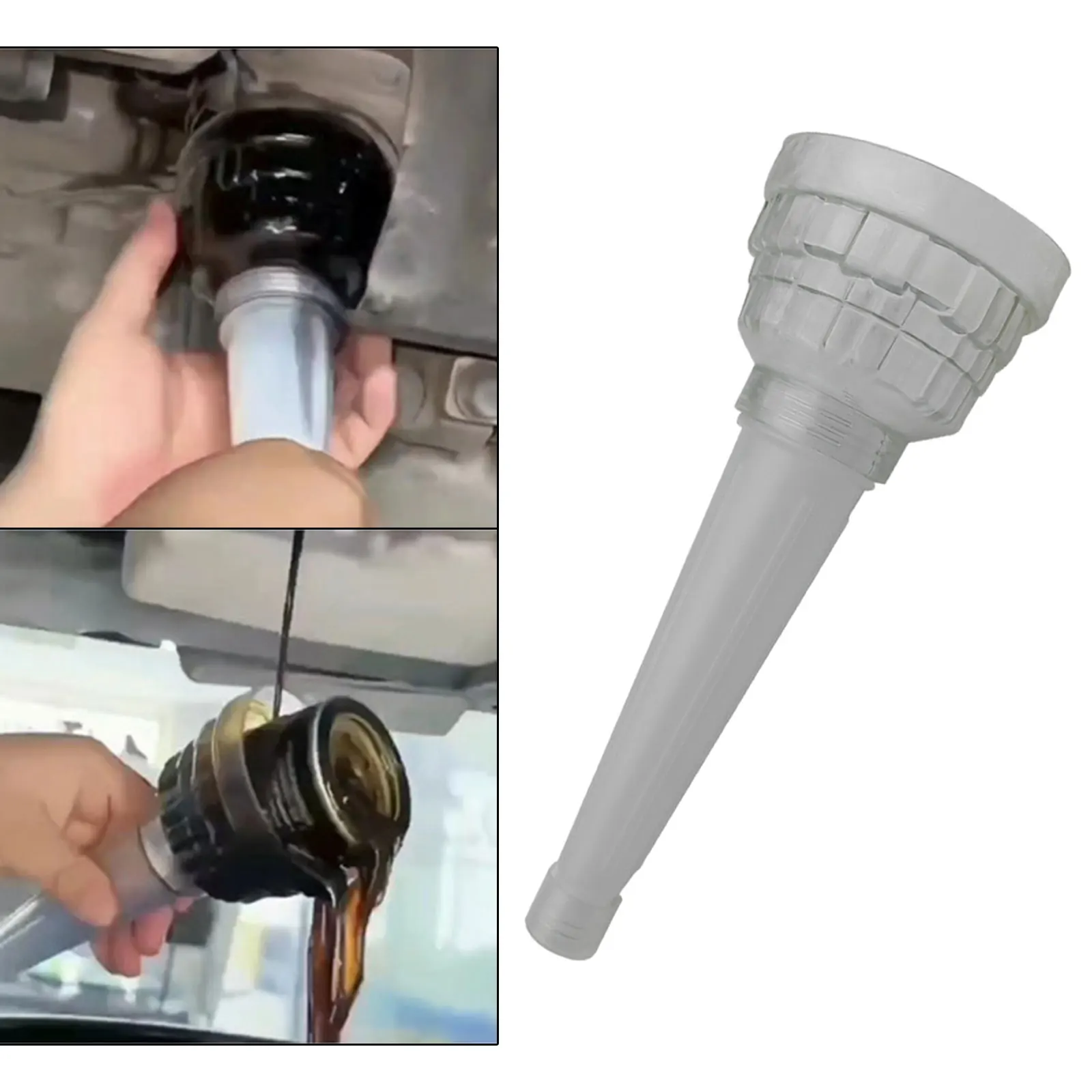 Automotive Oil Change Funnel Equipment Oil Funnel Fill Funnel Tool Gasoline Engine Funnel for Automotive Car Refueling Funnel