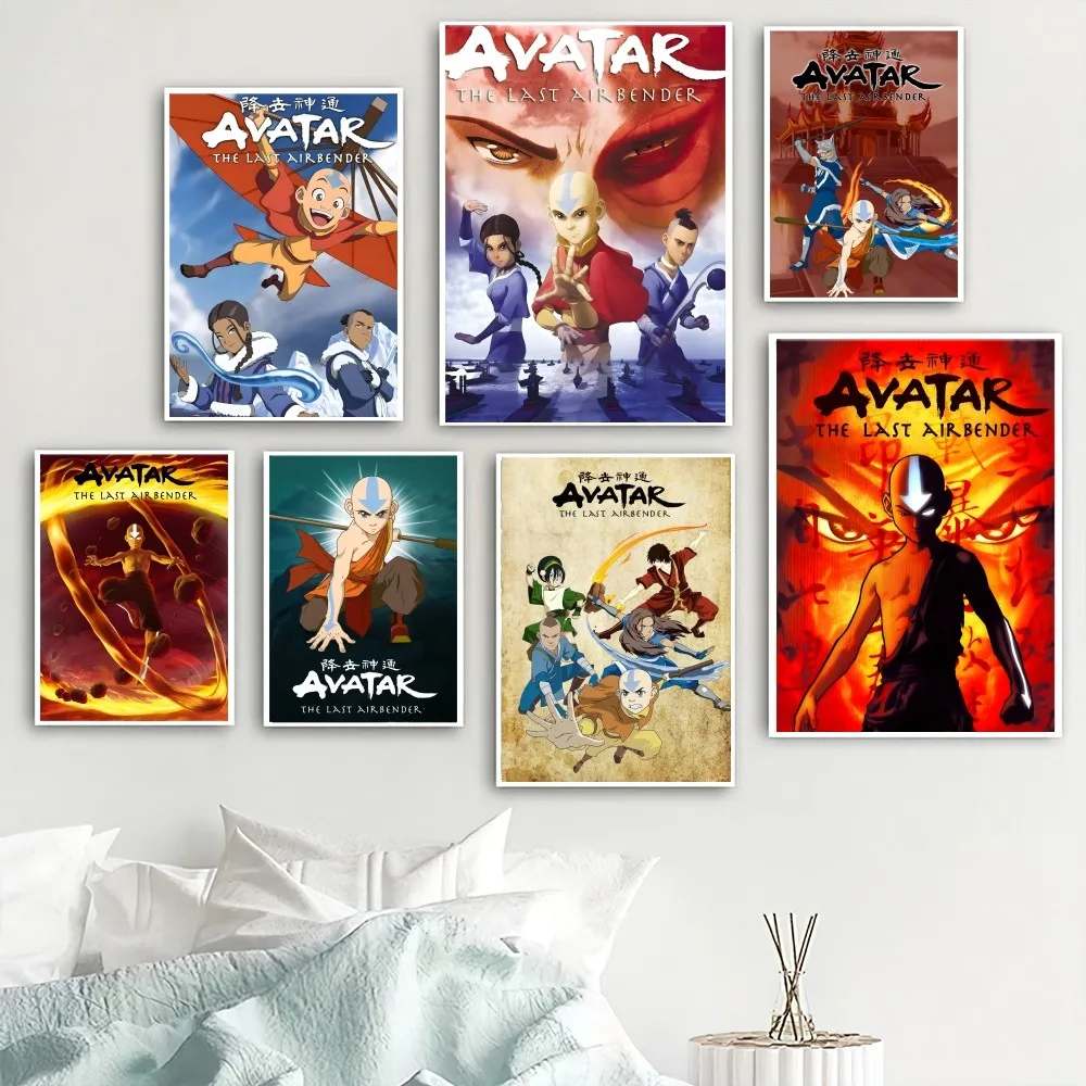 A-Avatar The Last Airbender Poster Home Room Decor Livingroom Bedroom Aesthetic Art Wall Painting Stickers