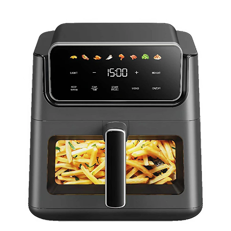 

New Deep Fryer 6 Liter Oils Air Fryer Electric Machine with Color Digital Touch Screen Air Fryer Machine for Home Use