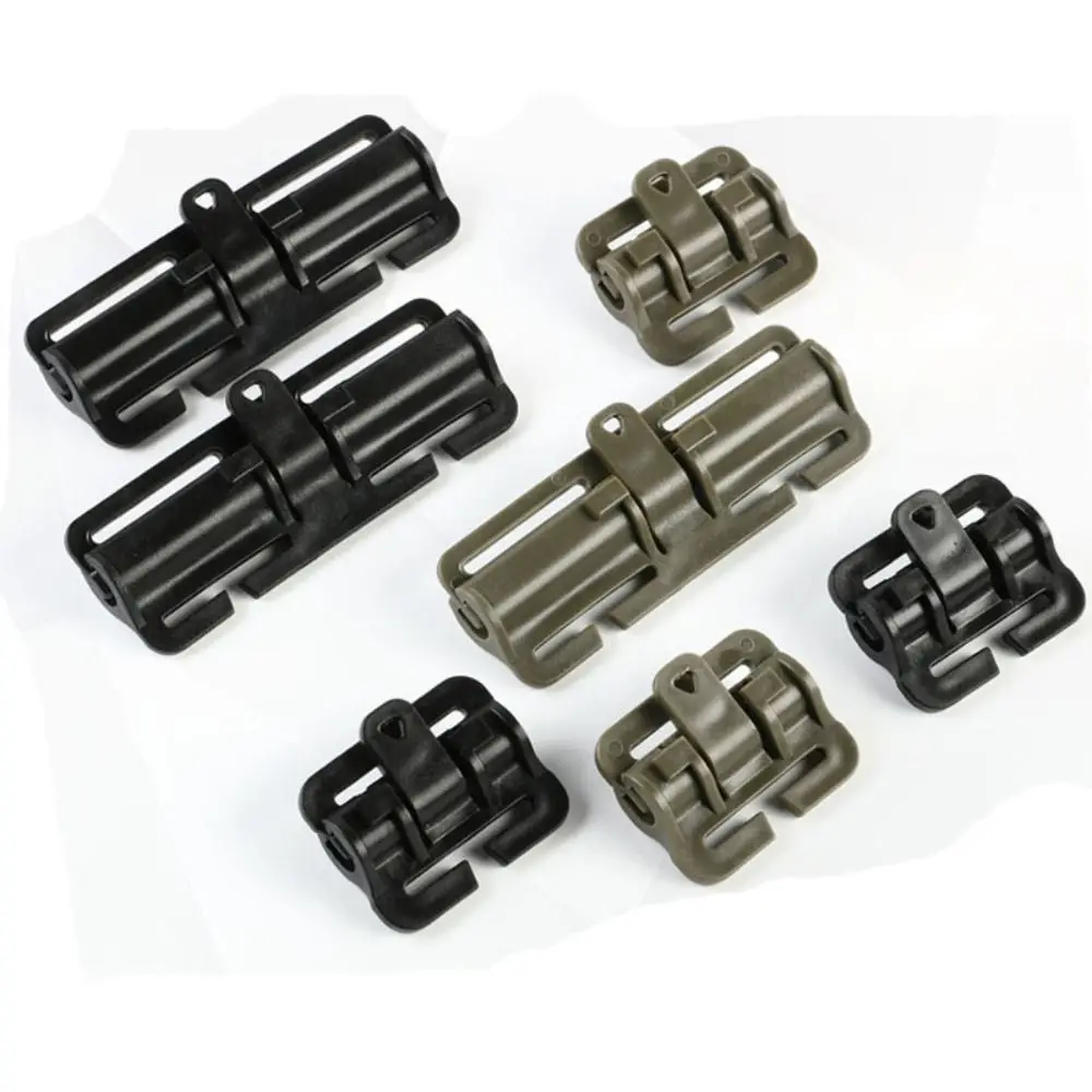 11*4.2cm/5.2*4.2cm Vest Buckle Slider Buckle Slider Clip MOLLE Strip Plastic Buckles Quick Release Module Strip  Tool