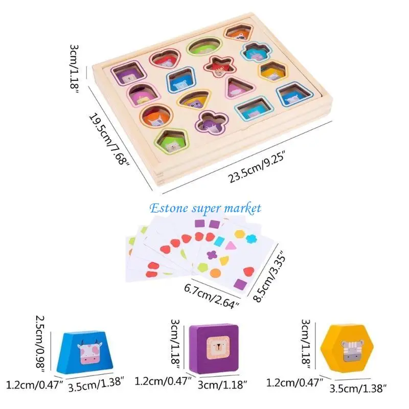 090b Kids Puzzle Toy Learning Toy Learning Toy avec 10 Learning Parent-Children Interaction Toy