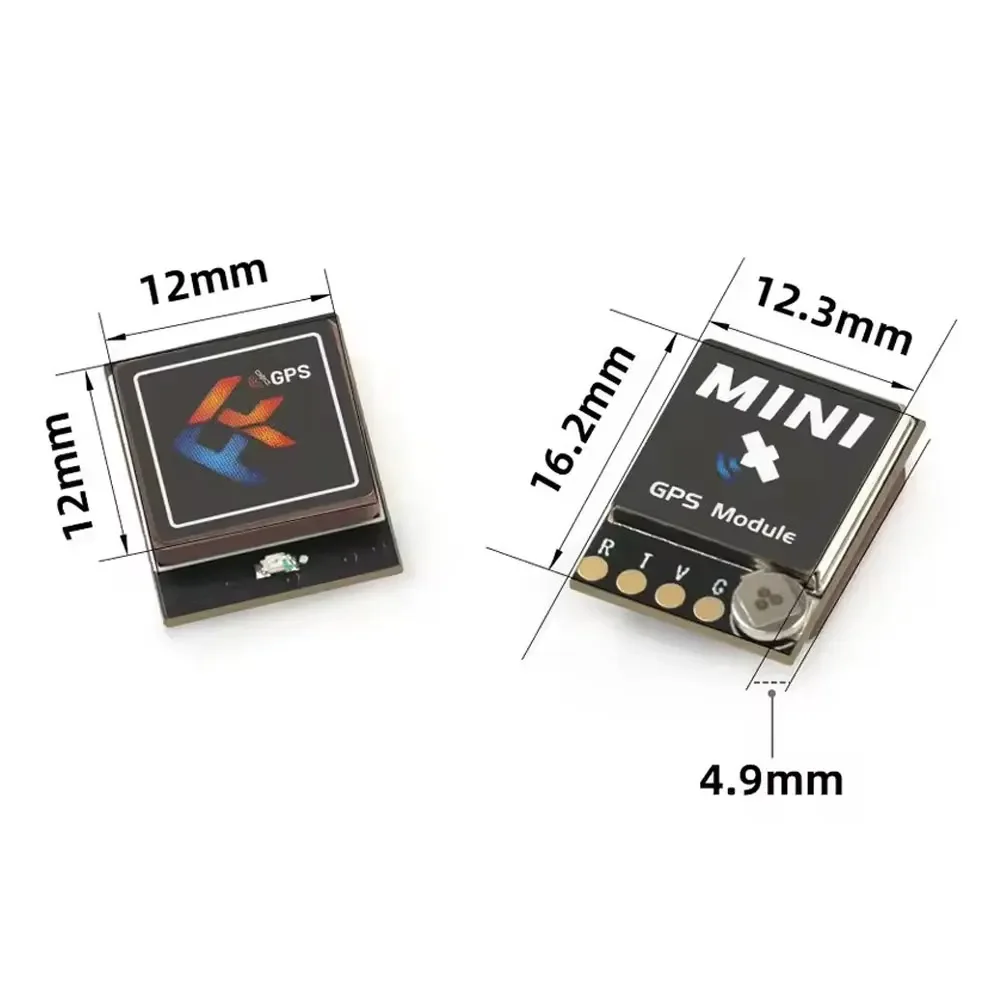 FlyFishRC M10 โมดูล GPS ขนาดเล็ก – เสาอากาศเซรามิกในตัวรุ่นที่ 10 สําหรับ FPV Freestyle/โดรนระยะไกล