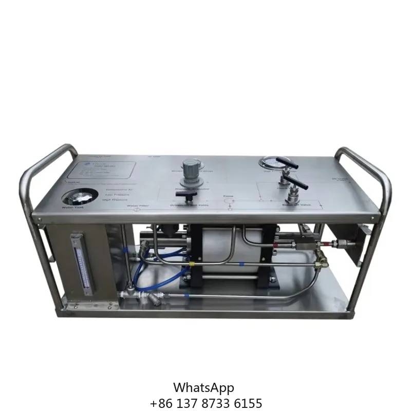20000 Psi Portable High Pressure Hydrostatic Testing Pump Unit