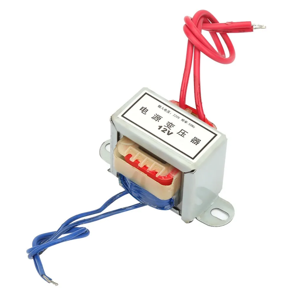 AC 220V Single Power Transformer AC 12V/24V Output Voltage 5W Electronic Transformer 50Hz Full Copper Wire Power Converter