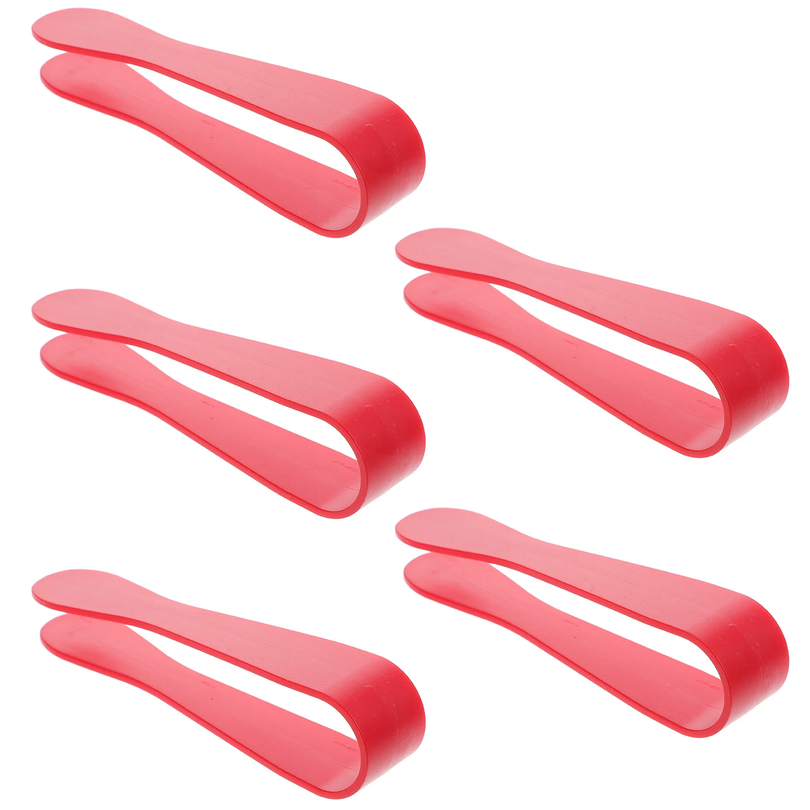 

5pcs Simulation Bbq Clips Kids Clamps Plastic Beads Clips Play House Early Education Pretend Playing Role Play Stress Relief