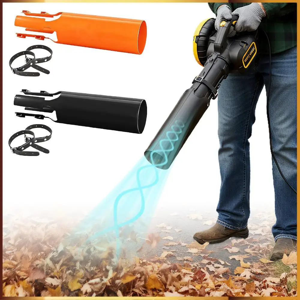 

Leaf Blower Air Booster Attachment Easy To Install Leaf Blower Tip Nozzle Airflow Amplifier for Faster Lawn Yard Cleanup