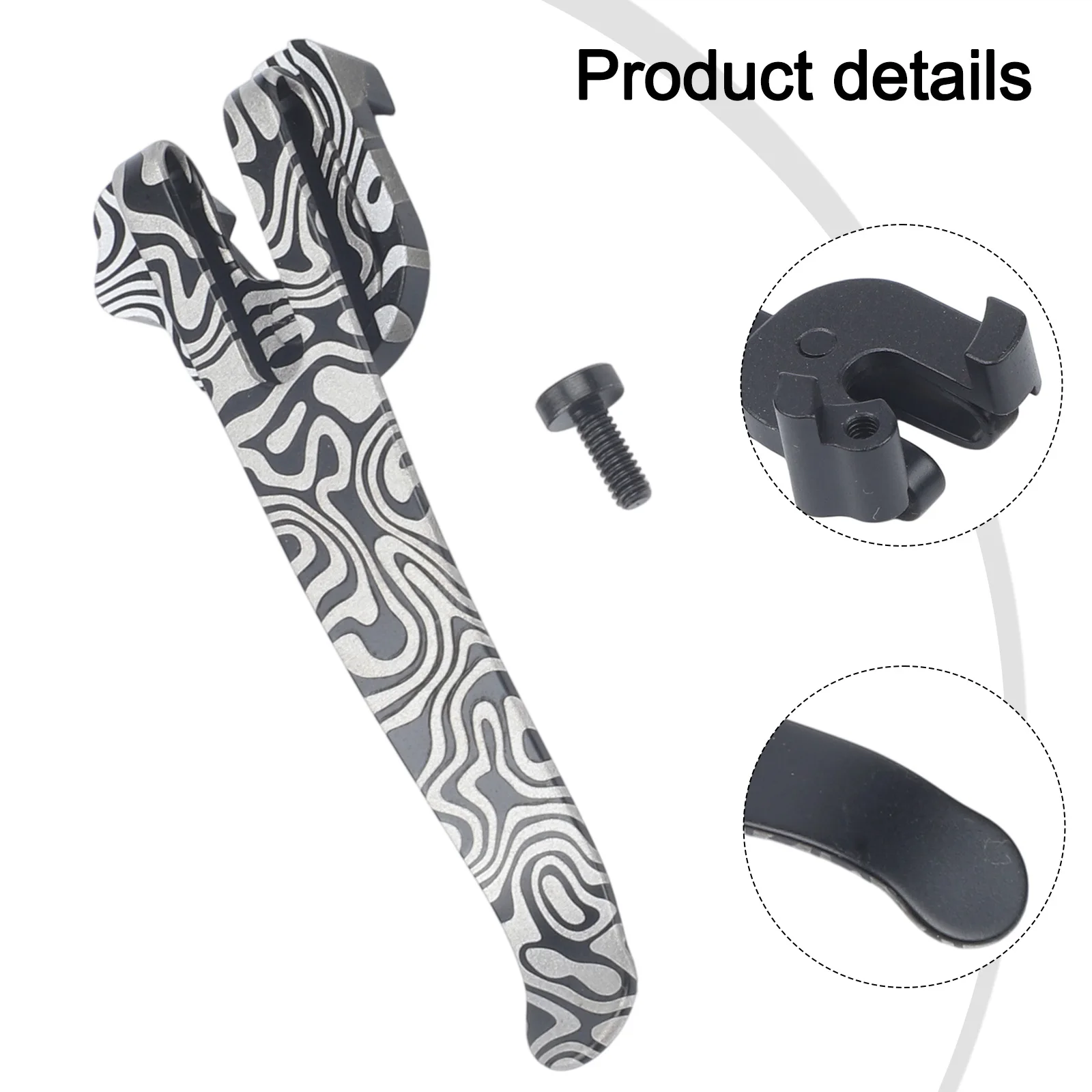 Stainless Steel Back Clip 91MM Multi Tools Deep Carry-Design For Easy Pocket Attachment And Fast Deployment Back Clip