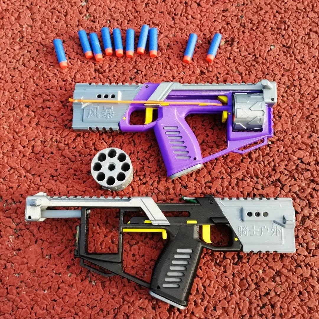 NEW Plastic Rubber Band Soft Bullets Gun Toys Creative Gift Toy For Men