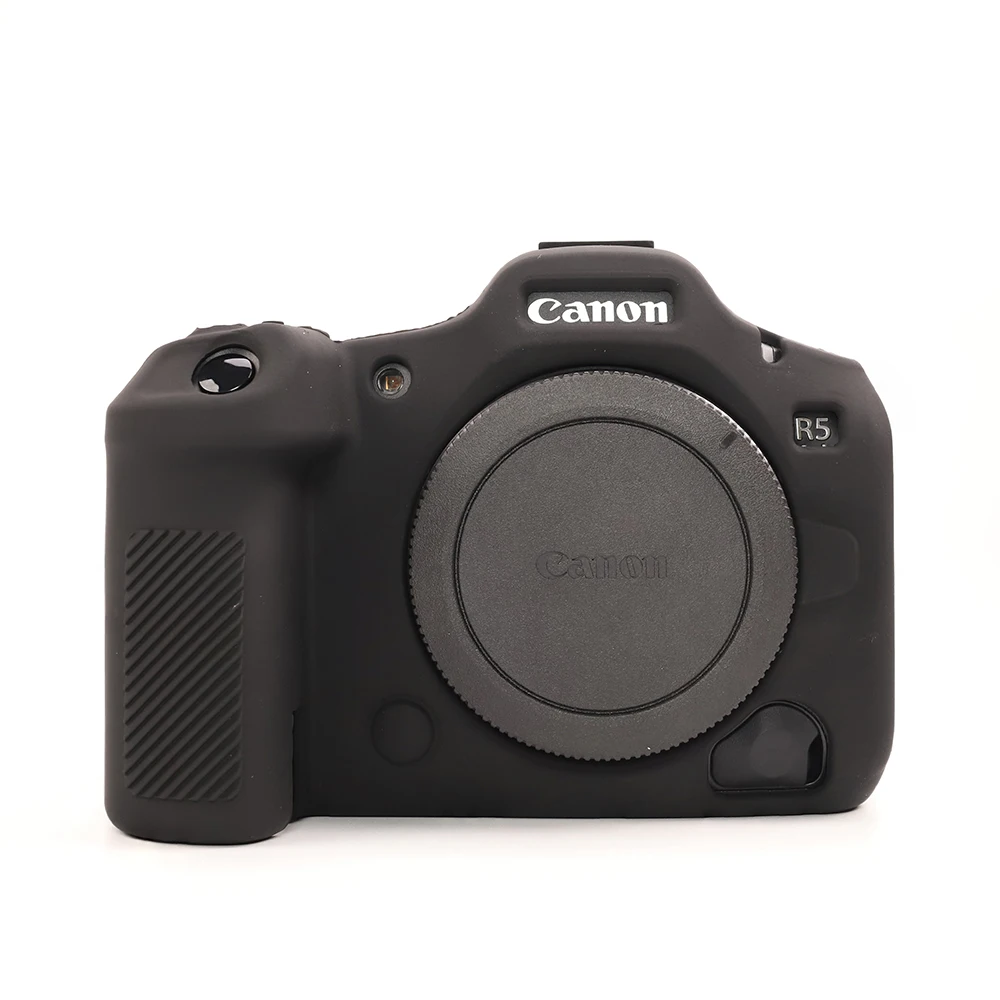 R5 Mark II Soft Rubber Silicone Case For Canon EOS R5 Mark II R5ii Armor Camera Body Cover Skin