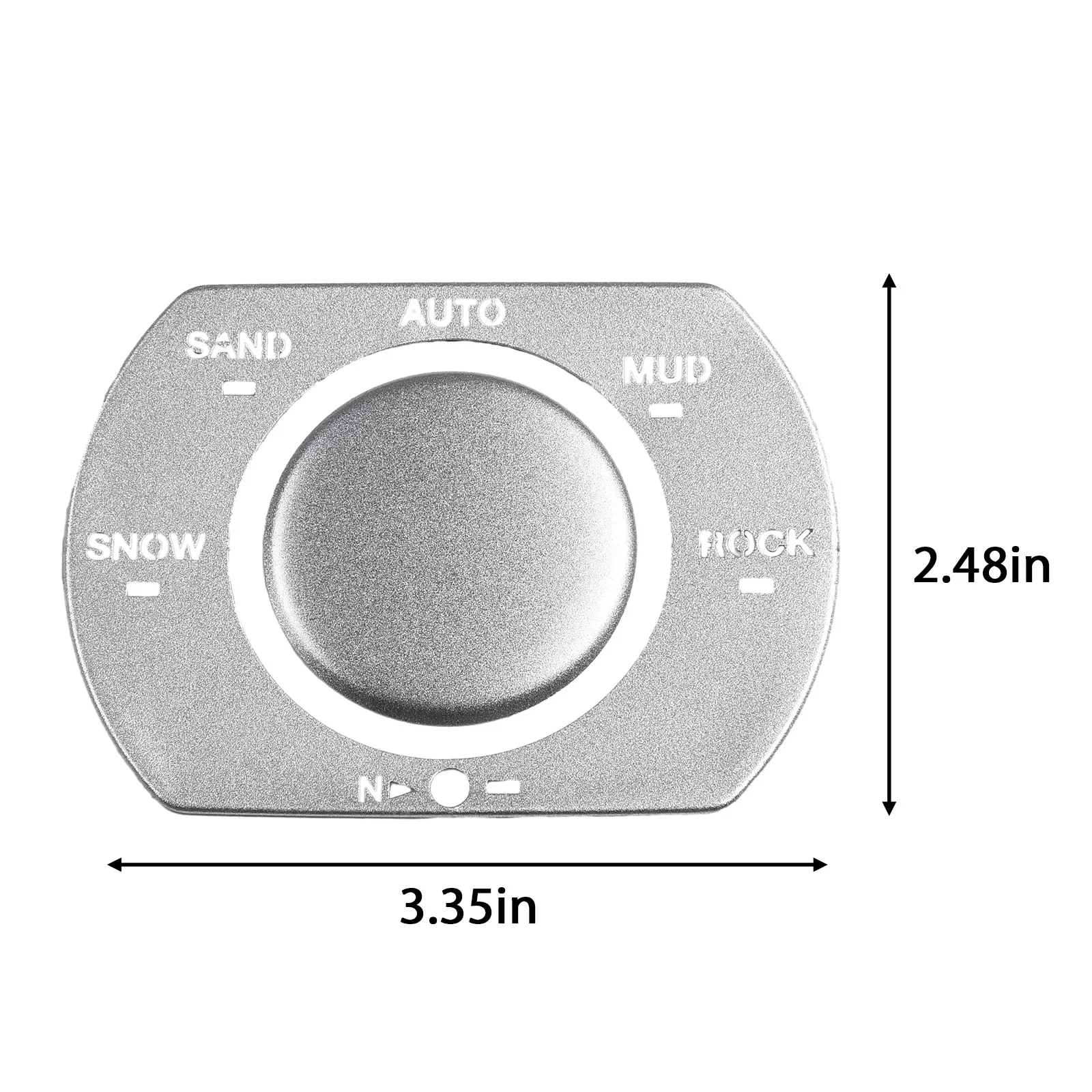 Four Wheel Drive Control Button Cover for Jeep For Cherokee 2016+ with Removable and Waterproof Aluminum Alloy Construction