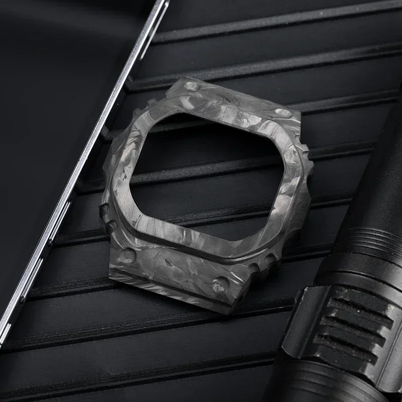 Luminous Carbon Fiber Case For Casioak GMW-B5000 DIY Retrofit Accessaries For GMW-B5000 Series Modification Bezel Cover Frame