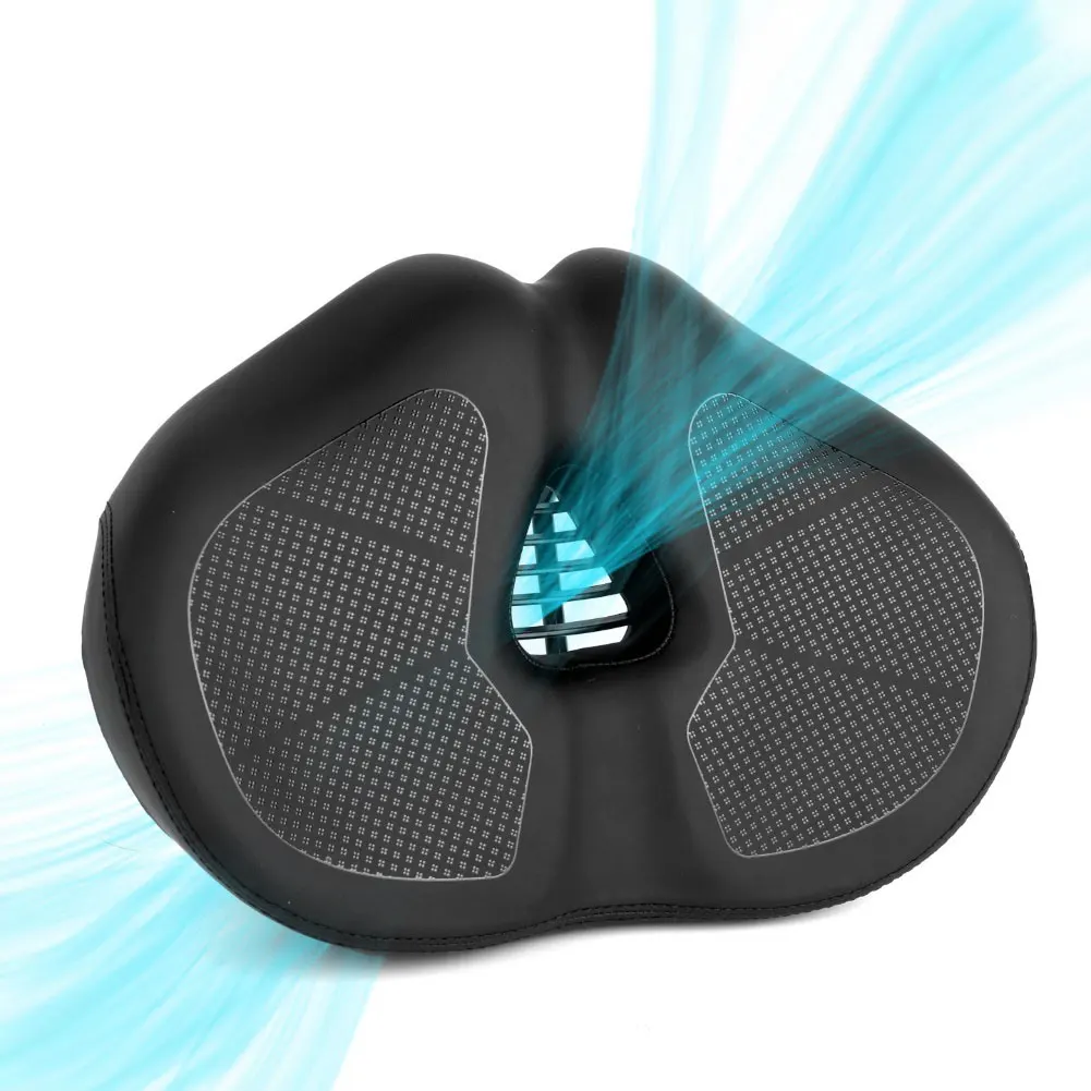 

Подушка для велосипедного сиденья, расширенное амортизирующее седло для фитнес-велосипедов/велосипедов, простая установка, дышащее для комфорта