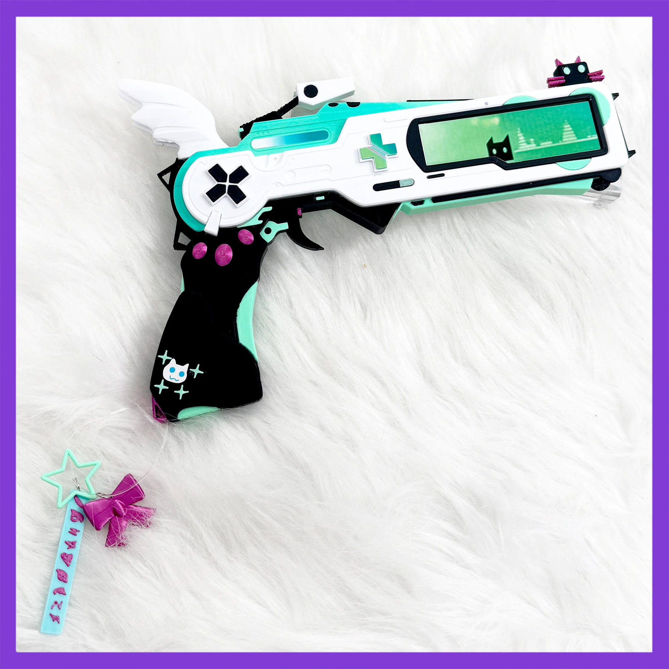 Rekwizyt do cosplayu Wuthering Waves Lynae, rekwizyt do ręki WuWa Lynae Spectrum Blaster, PVC, na Halloween, dla dorosłych kobiet i mężczyzn, do odgrywania ról