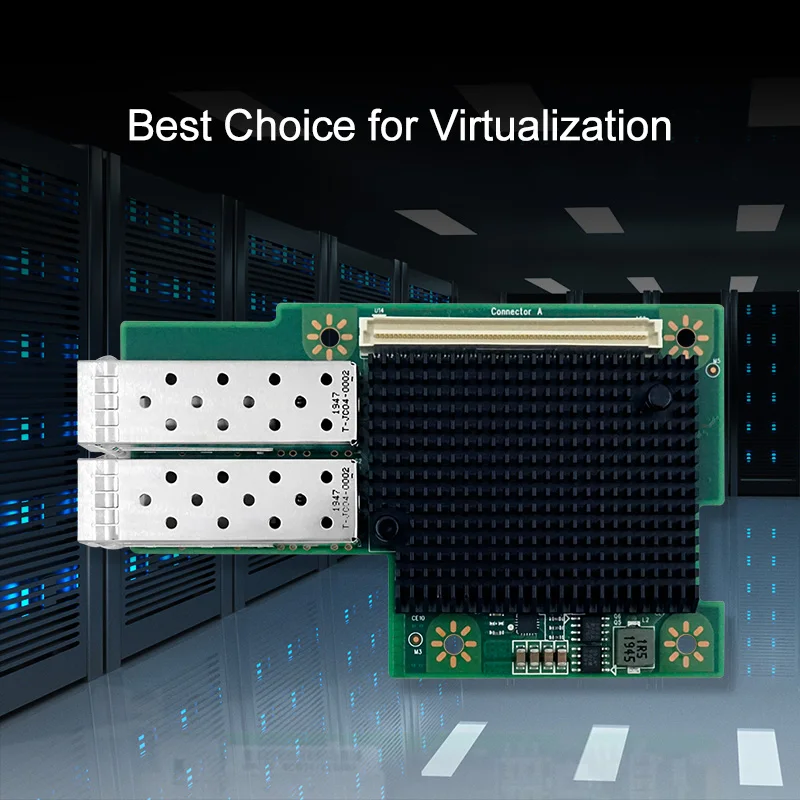 LR-LINK 3002PF OCP2.0 Adattatore scheda di rete Ethernet 10G a doppia porta (NIC) con server SFP+ basato su Intel 82599