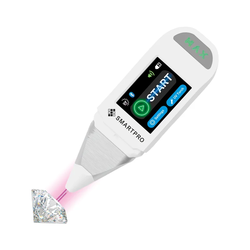 Jewelry Tester Pen for Smart Pro Max Diamond Tester Synthetic Moissanite CVD HT CZ Detection Tool All in One Jewelry Testing