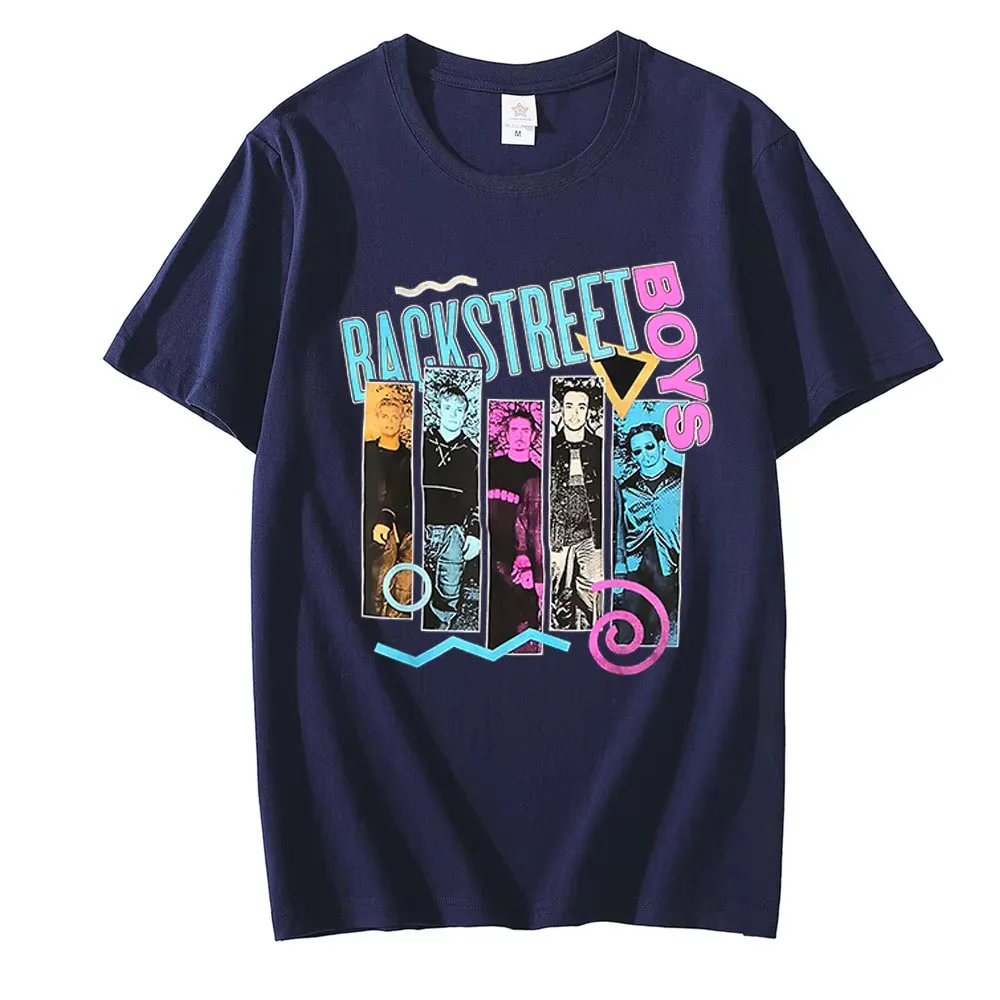 Backstreet Boys Bring Memory Back Band Graphic T‑Shirt Unisex Short‑Sleeve Casual Top For Pop Fan Retro Streetwear Daily