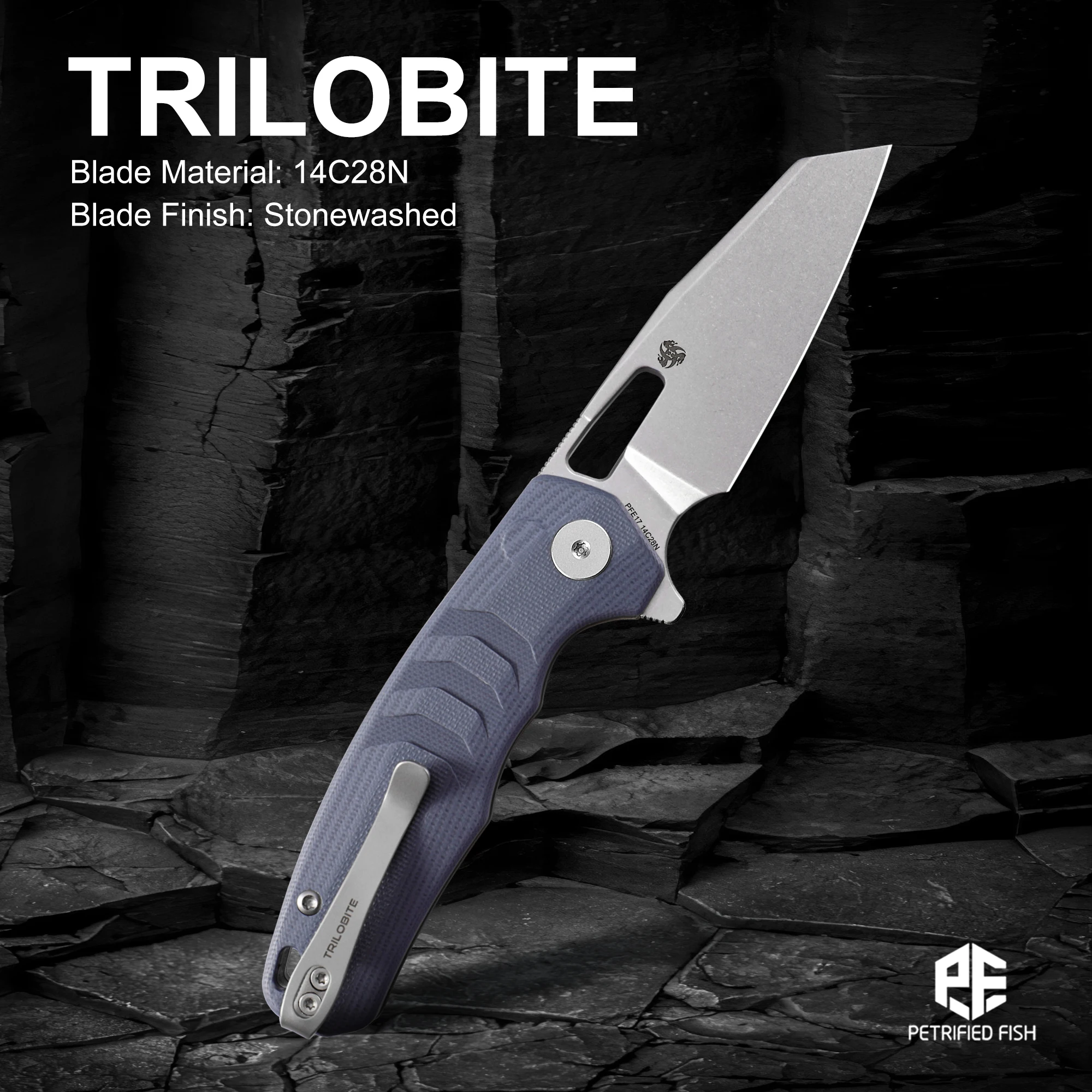 

Складной нож Petrified Fish PFE17 с лезвием из стали 14C28N, карманный нож, туристический охотничий нож, многофункциональный инструмент, ручной инструмент
