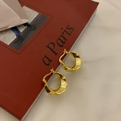 925 Sterling Silver Hoops Earrings Simple Temperament Exquisite Hot Sexy Jewelry Gift For Women
