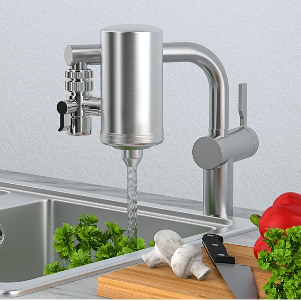 Tap Filter Purifier with Stainless Steel Construction Multi Layer and for washable for element for Better Water