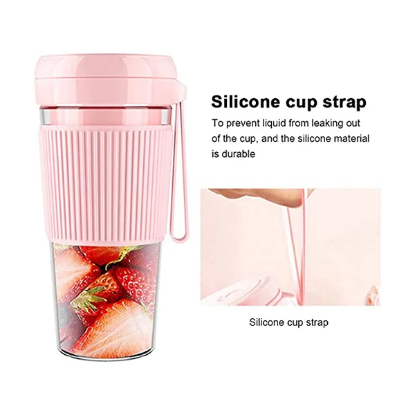 Espremedor portátil sem fio mini usb espremedor elétrico casa espremedor smoothie liquidificador rosa